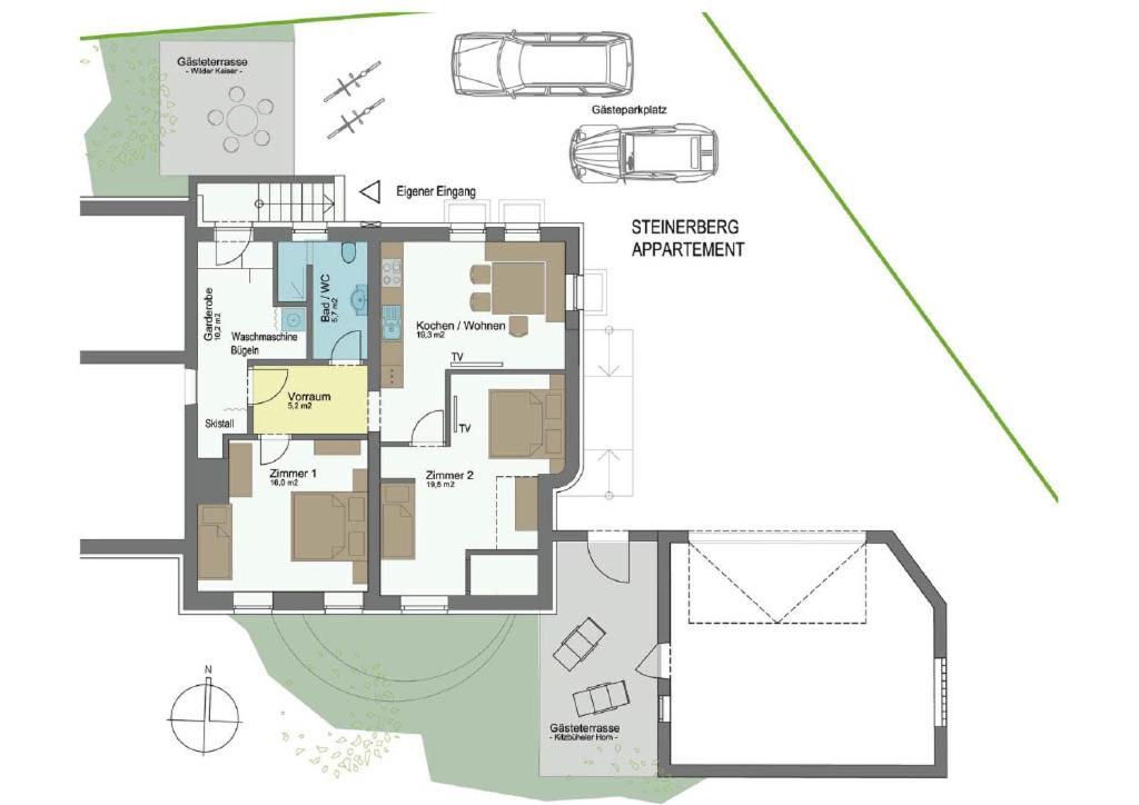 Steinerberg Appartement St. Johann in Tirol Eksteriør billede